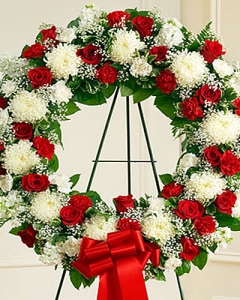 Funeral_red & white